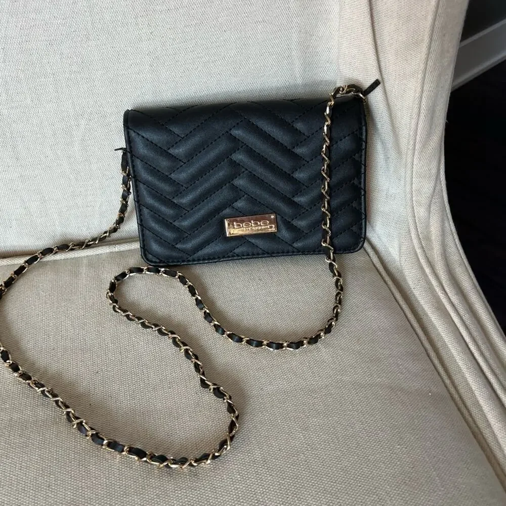 Bebe Small Black Crossbody